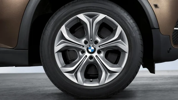 BMW Alufelge Y-Speiche 335 silber 9Jx19 ET48 X5 E70 Vorderachse