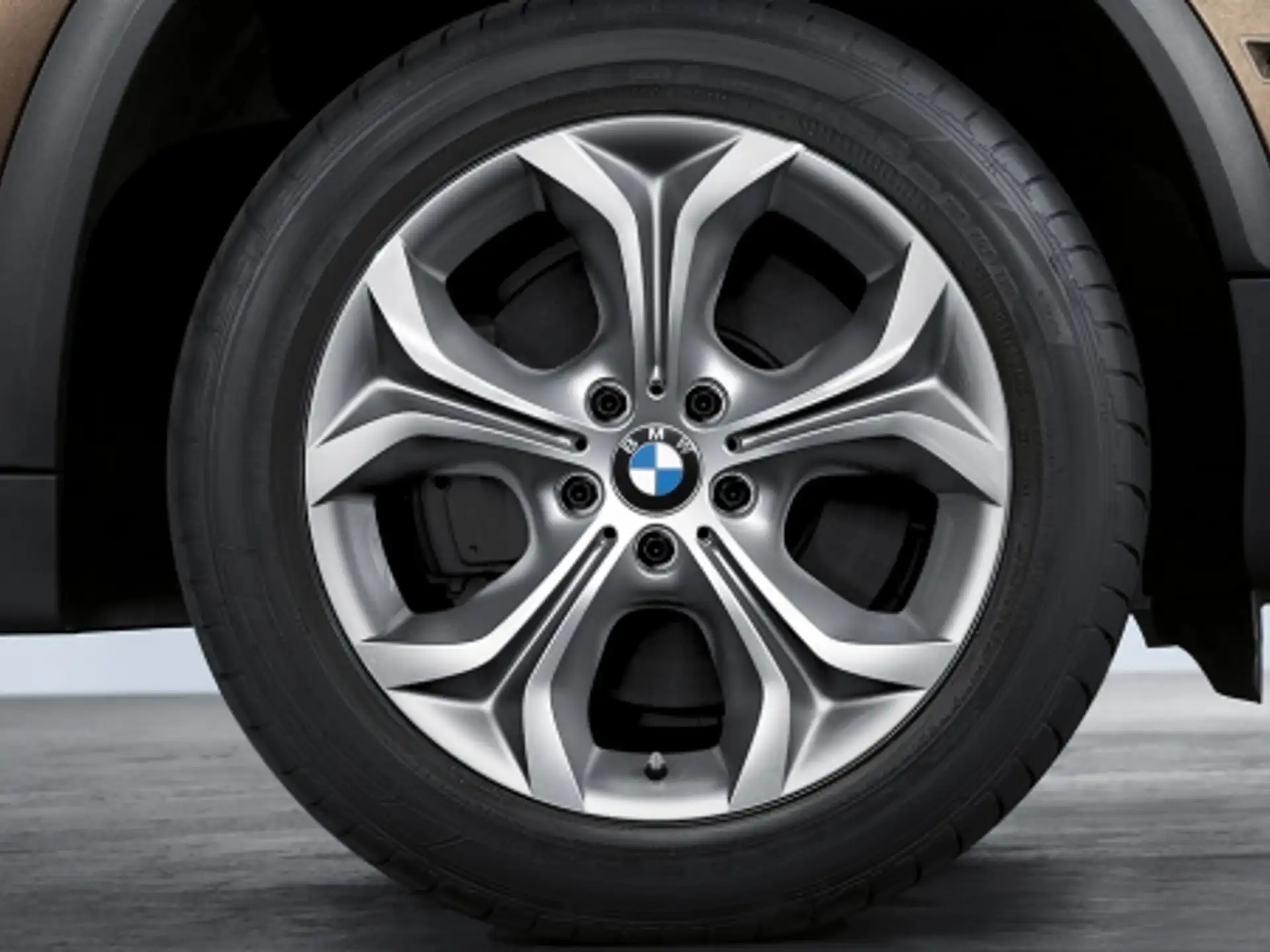 BMW Alufelge Y-Speiche 335 silber 9Jx19 ET48 X5 E70 Vorderachse