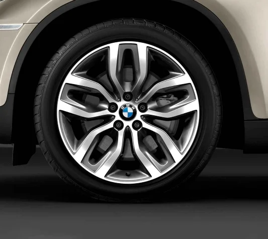 BMW Alufelge Y-Speiche 337 silber 10Jx20 ET40 X5 E70 X6 E71 Vorderachse
