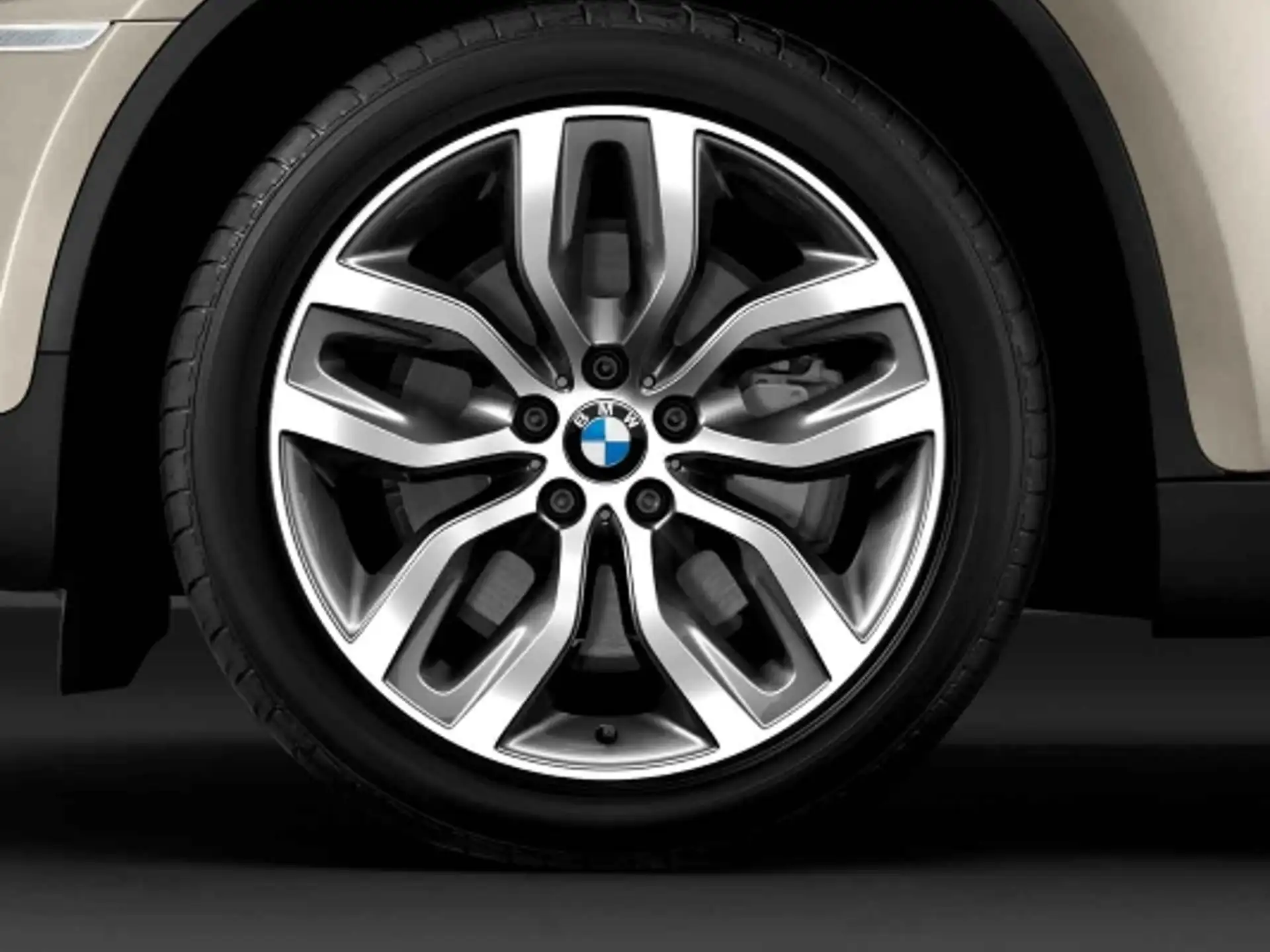 BMW Alufelge Y-Speiche 337 silber 10Jx20 ET40 X5 E70 X6 E71 Vorderachse