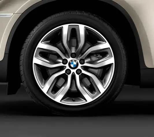 BMW Alufelge Y-Speiche 337 silber 10J ET40 X5 E70 X6 E71 Vorderac