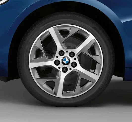 BMW Alufelge Y-Speiche 480 silber/glanzgedreht 7,5Jx17 ET54 2er F45/F46