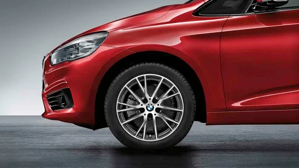BMW Alufelge Y-Speiche 489 bicolor (ferricgrey / glanzgedreht) 7J x 17 ET 47 Vorderachse / Hinterachse 1er F40 2er F45 F46
