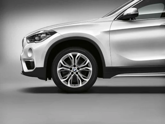 BMW Alufelge Y-Speiche 566 ferricgrey/glanzgedreht 7,5Jx18 ET51X1 F48 X2 F39  Vorderachse/Hinterachse