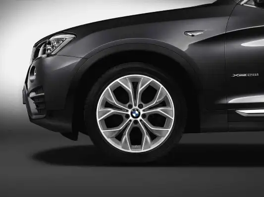 BMW Alufelge Y-Speiche 608 reflexsilber 9,5J x 19 ET 48 Hinterach