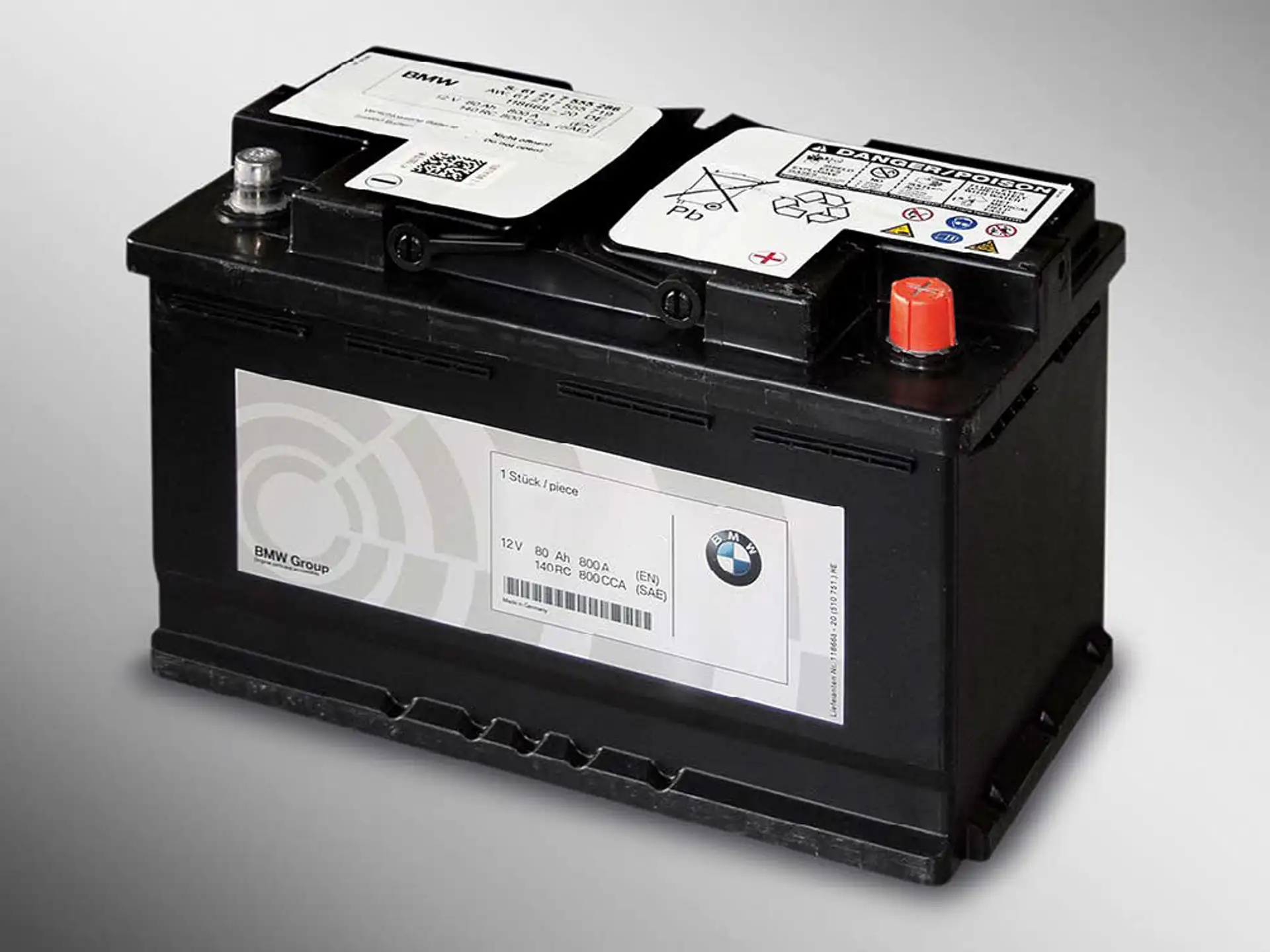 BMW Original BMW AGM-Batterie 12V, 92AH, 850A