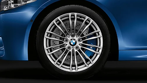 BMW Alufelge M Doppelspeiche 345 silber 10Jx19 ET34 5er F10