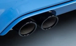 BMW Endrohrblende schwarzchrom