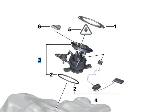 BMW Fördereinheit F06 F07 F10 F11 F12 F13 16117260636