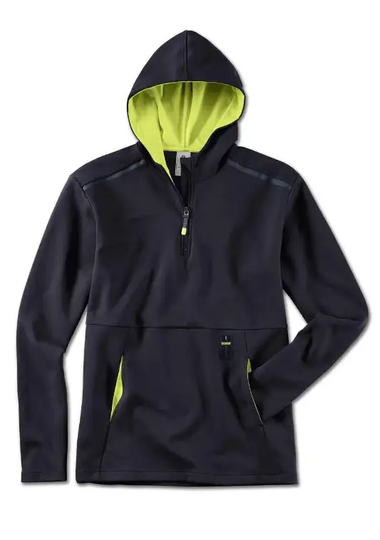 BMW Active Sweatshirt Herren-M - blue nights / wild lime