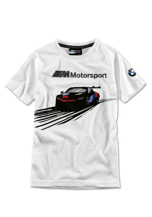 BMW M Motorsport T-Shirt Kinder weiß