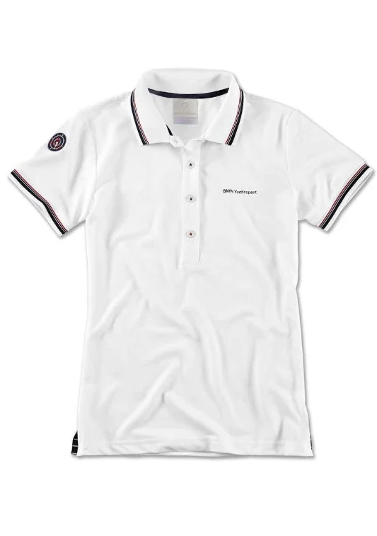BMW Yachtsport Poloshirt Damen weiß