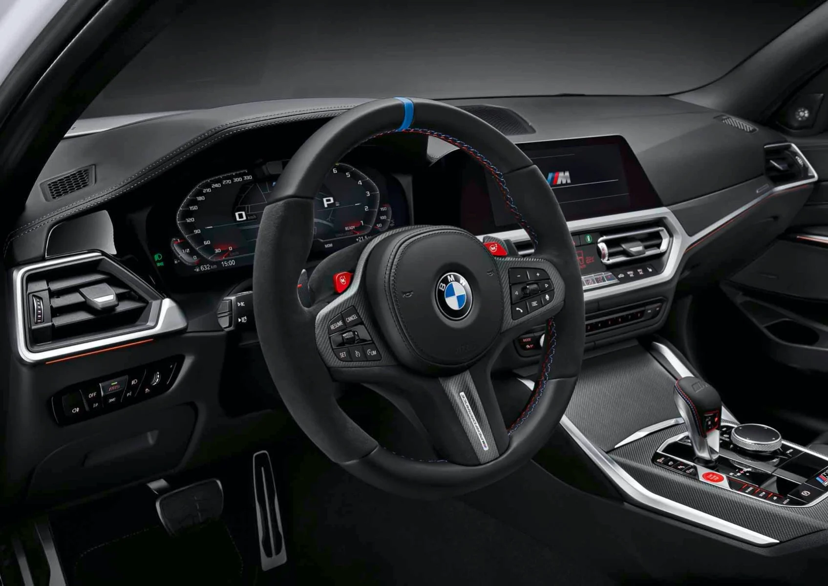 BMW M Performance Lenkrad mit Vorbereitung für Schaltwippen M2 G87 M3 G80 G81 M4 G82 G83
