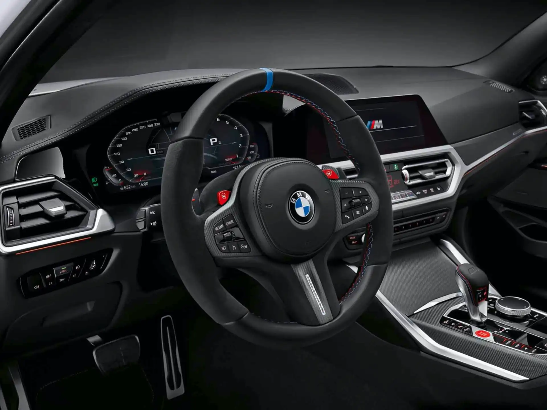 BMW M Performance Lenkrad mit Vorbereitung für Schaltwippen M2 G87 M3 G80 G81 M4 G82 G83