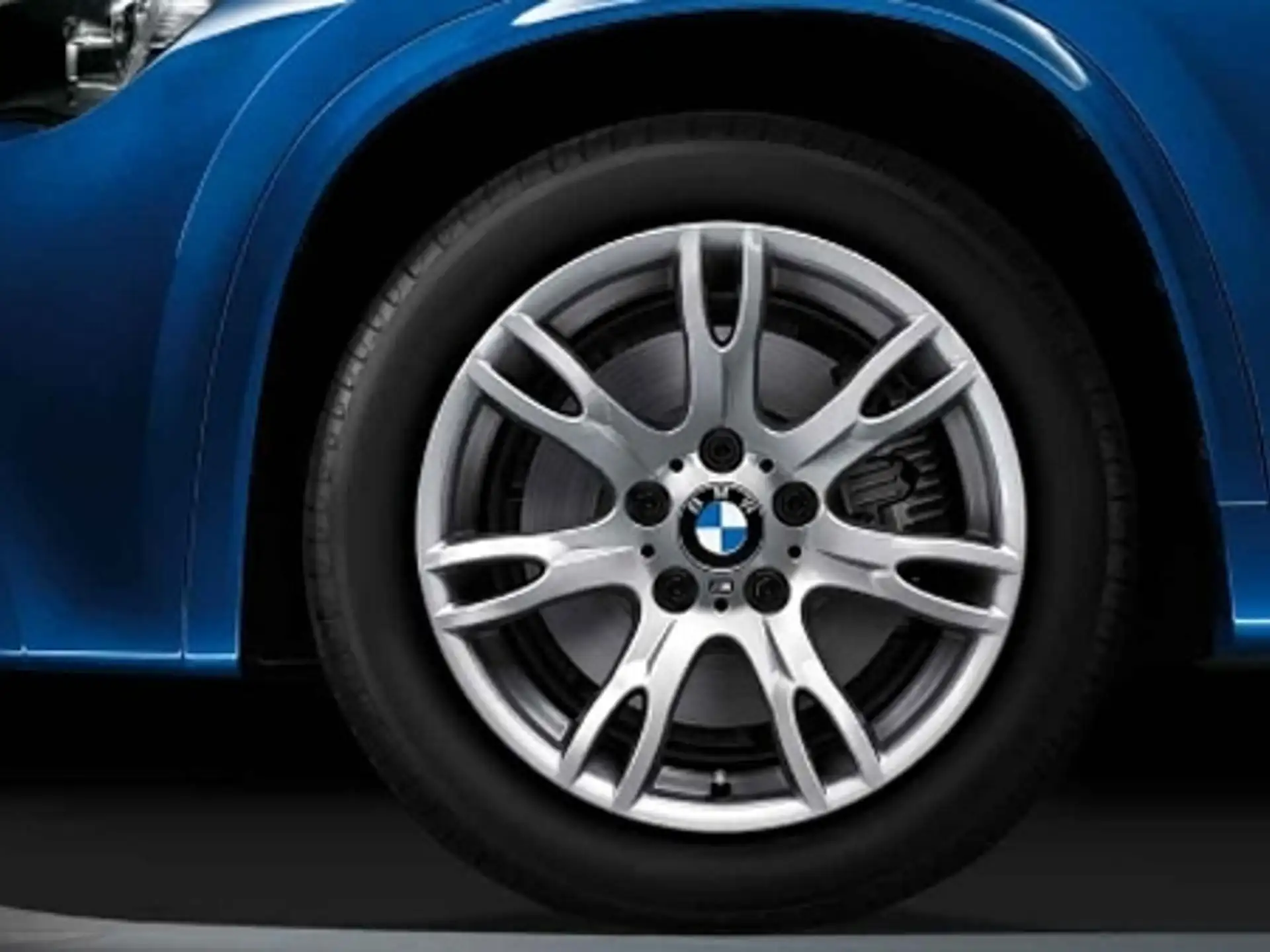 BMW Alufelge M Doppelspeiche 354 silber 7,5Jx17 ET34 X1 E84