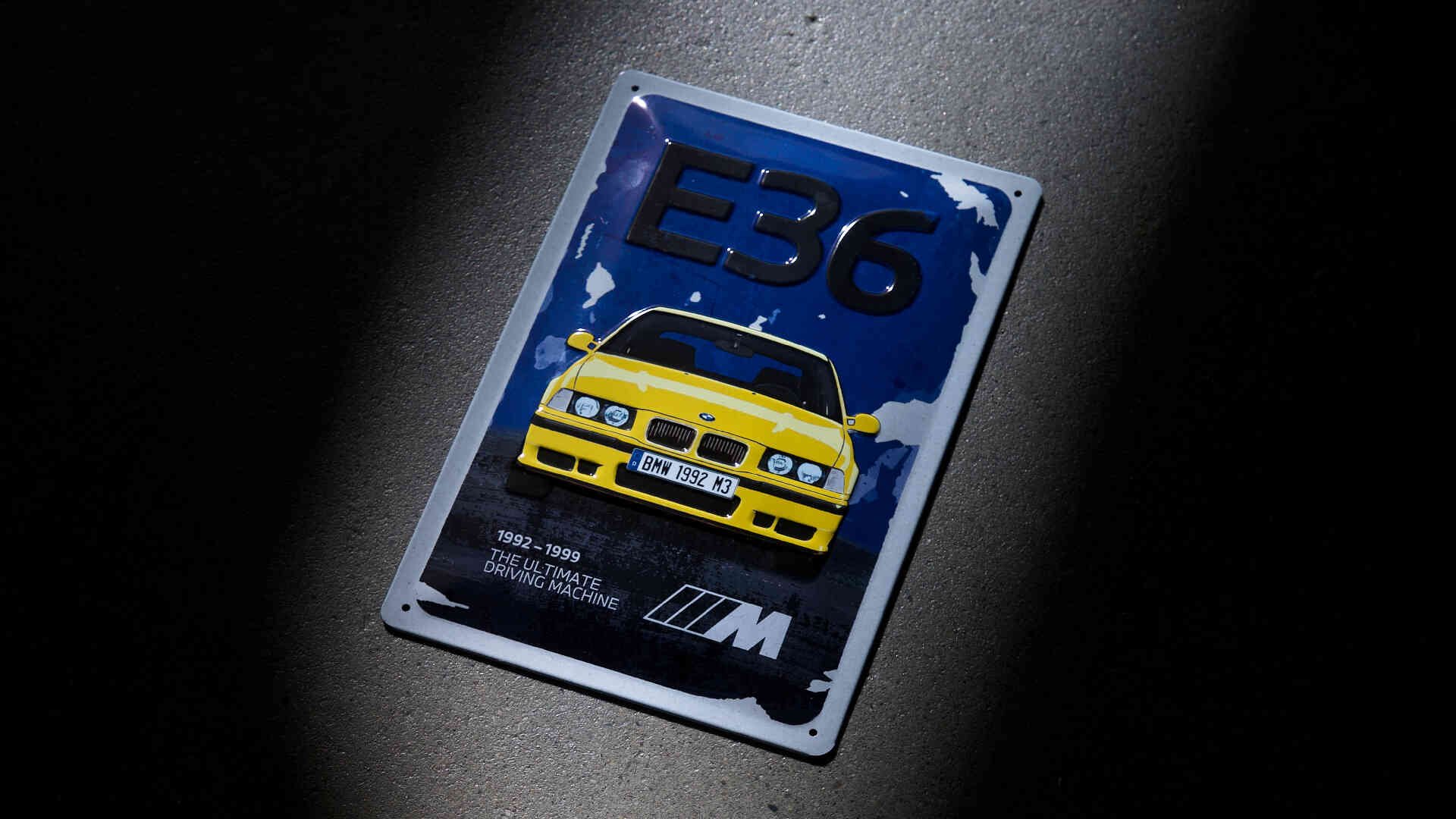 BMW M M3 Blechschild E36 - 80235BA3DC0