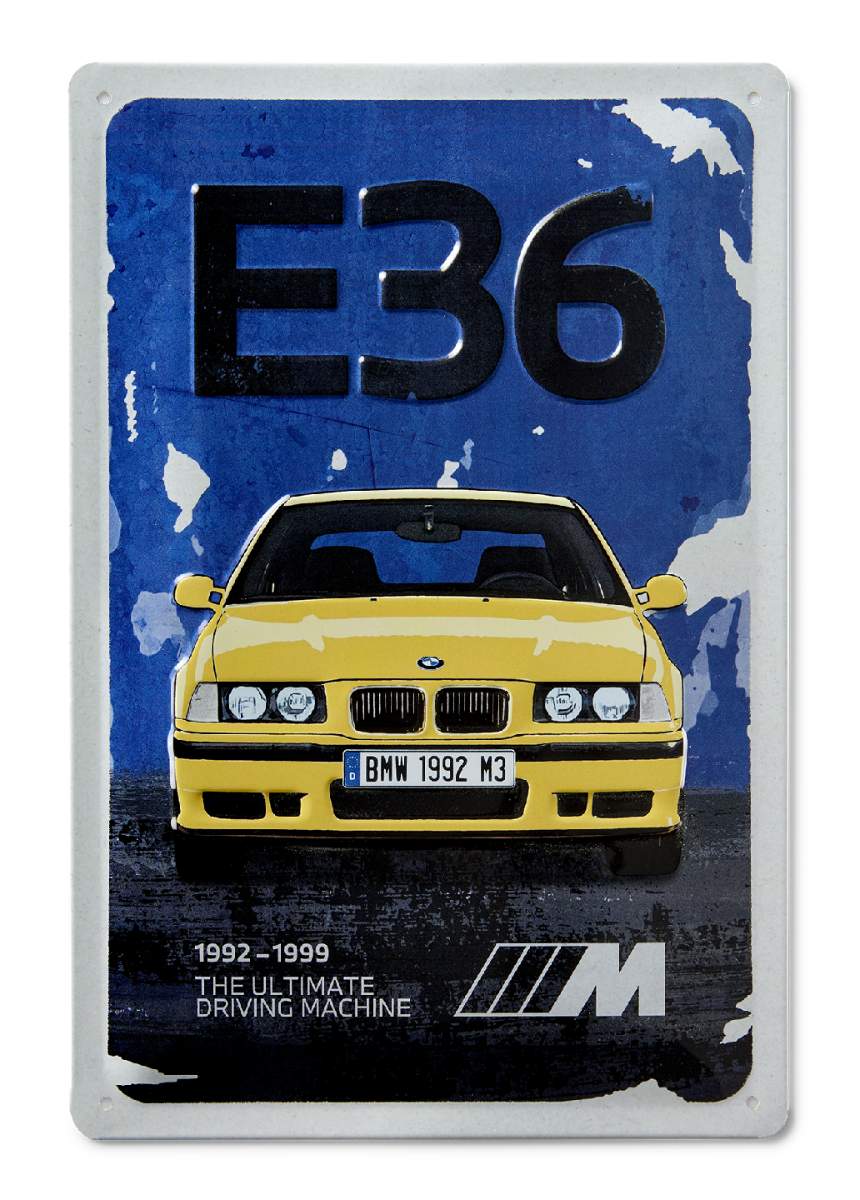 BMW M M3 Blechschild E36 - 80235BA3DC0-2