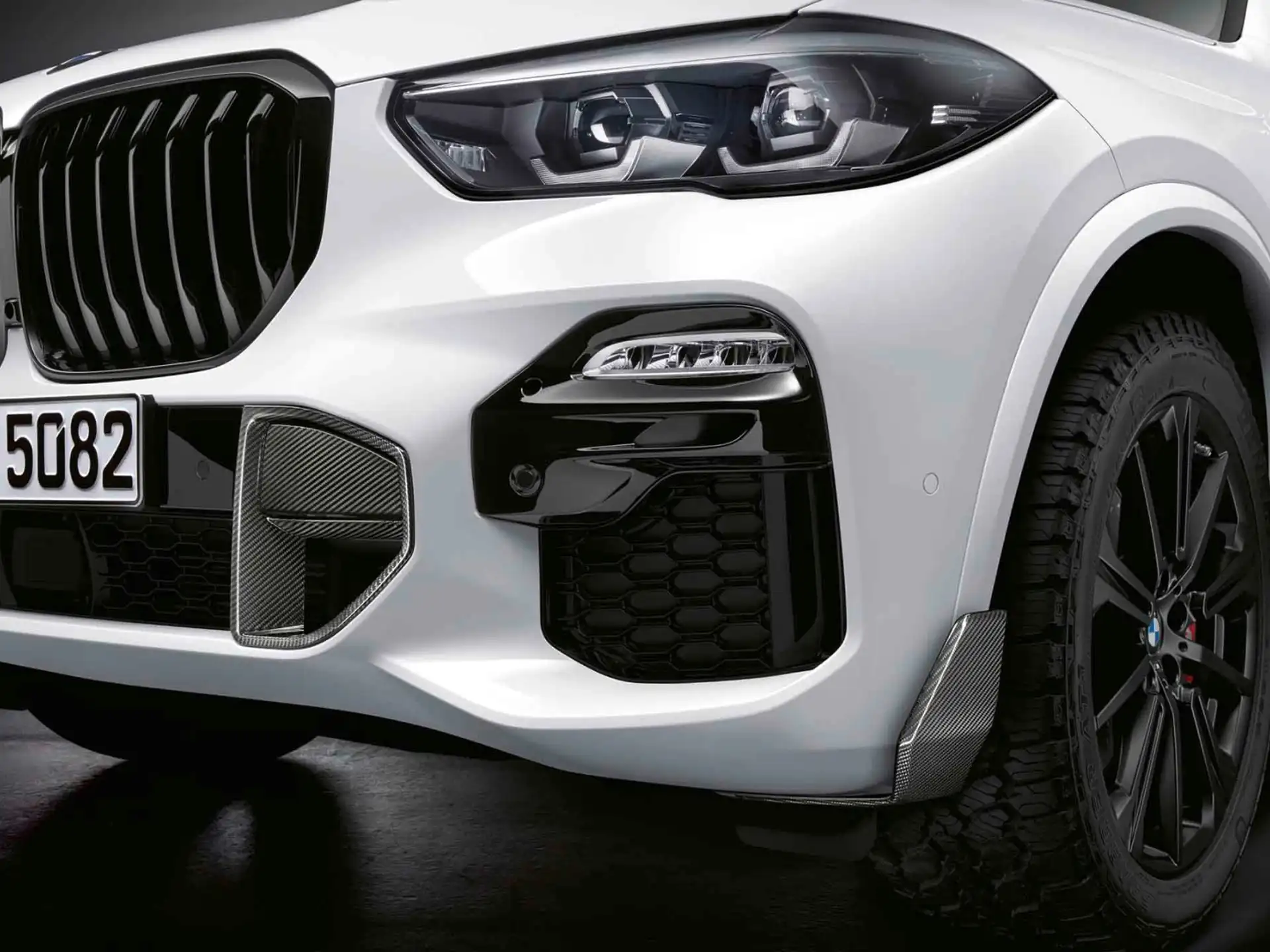 BMW M Performance Blende Bremslufteinlass Carbon links X5 G05
