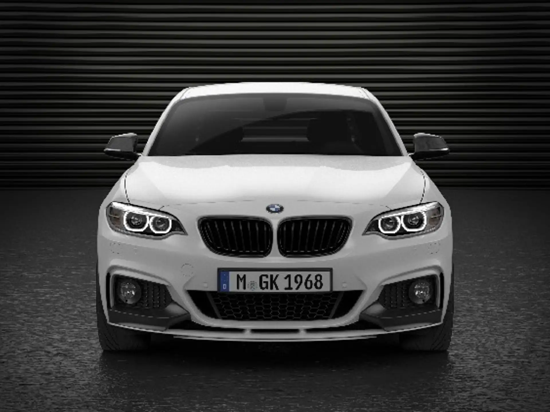 BMW M Performance Frontaufsatz schwarz matt 2er F22