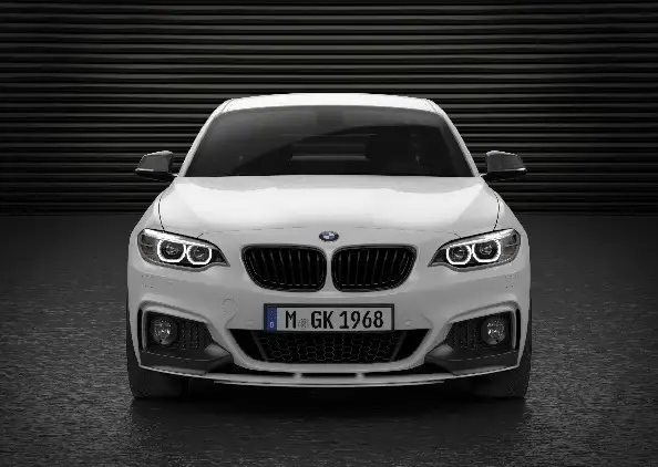BMW M Performance Frontaufsatz schwarz matt 2er F22