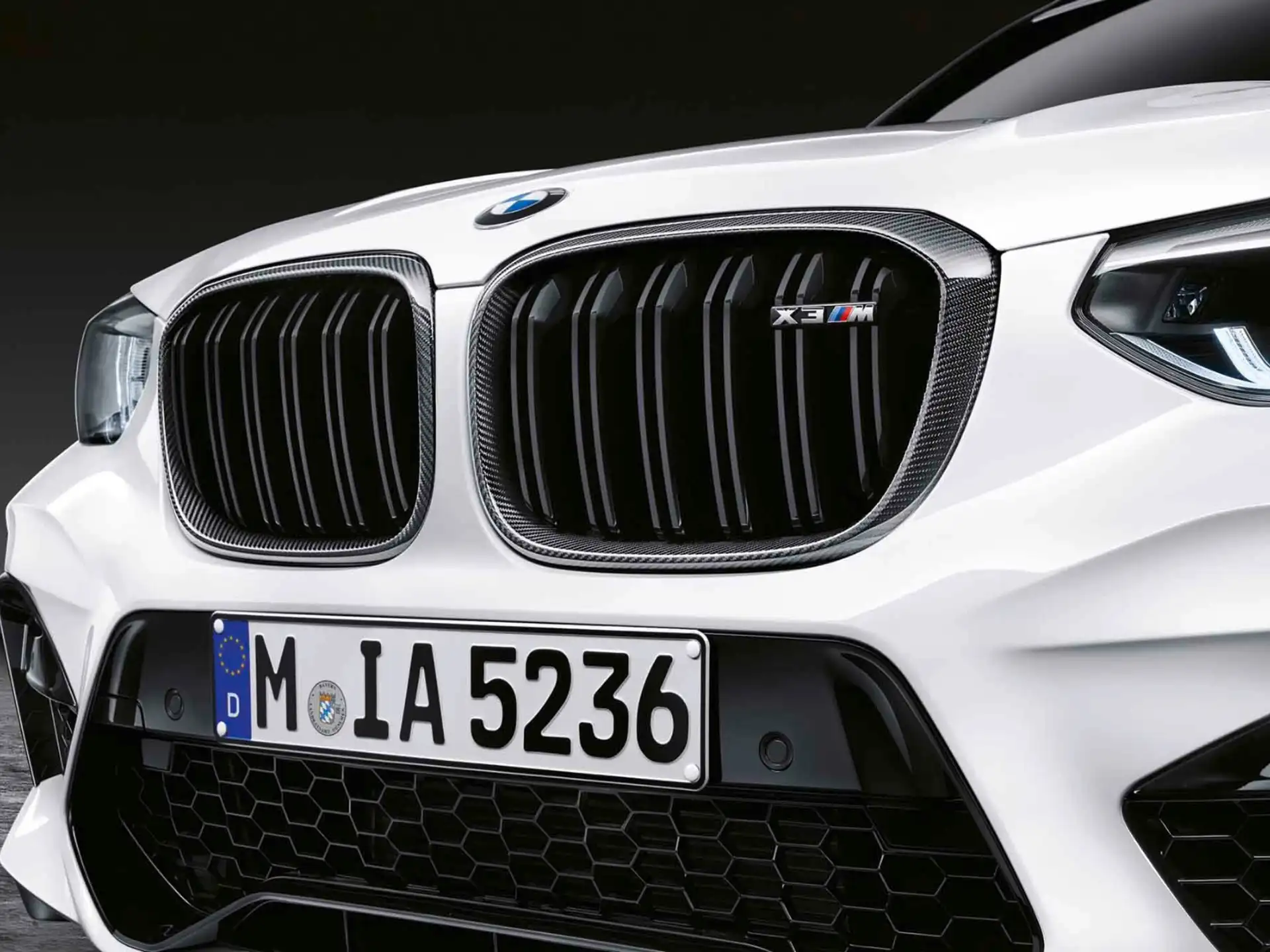 BMW M Performance Frontziergitter Carbon X3M F97