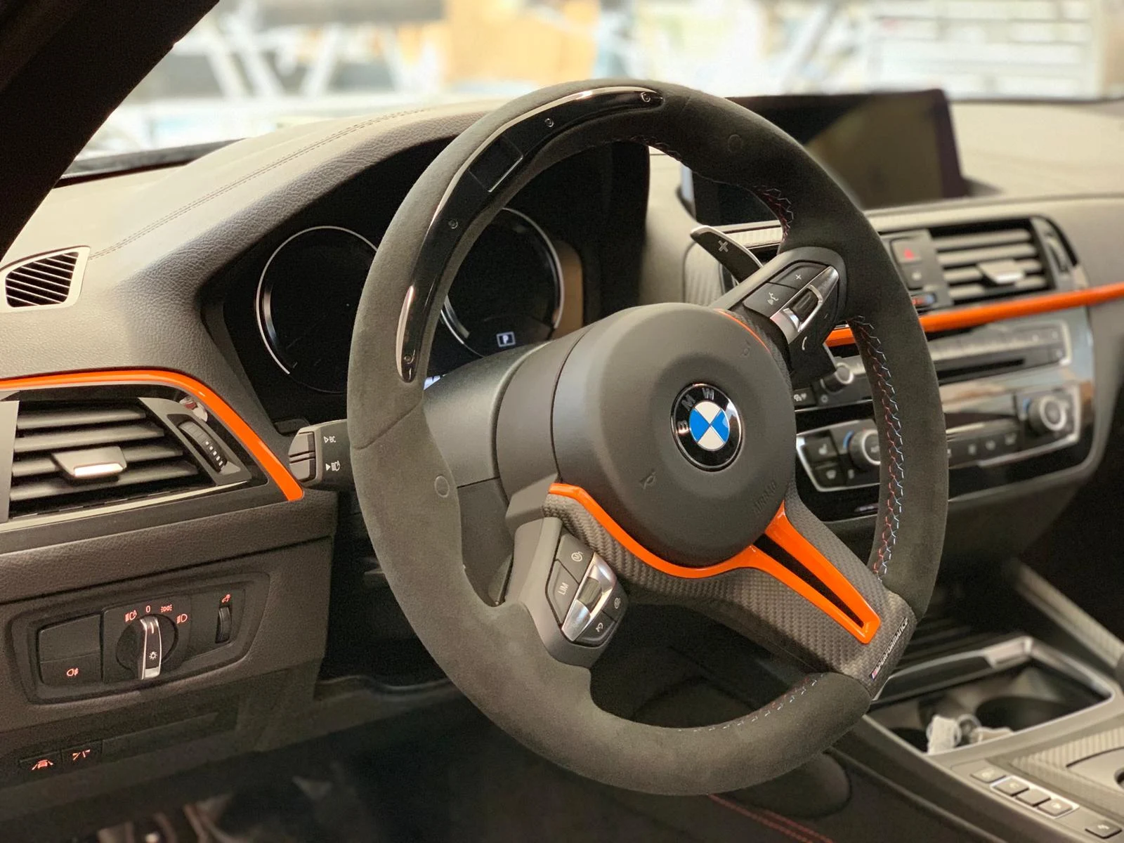 BMW M Performance Lenkrad Alcantara Race-Display