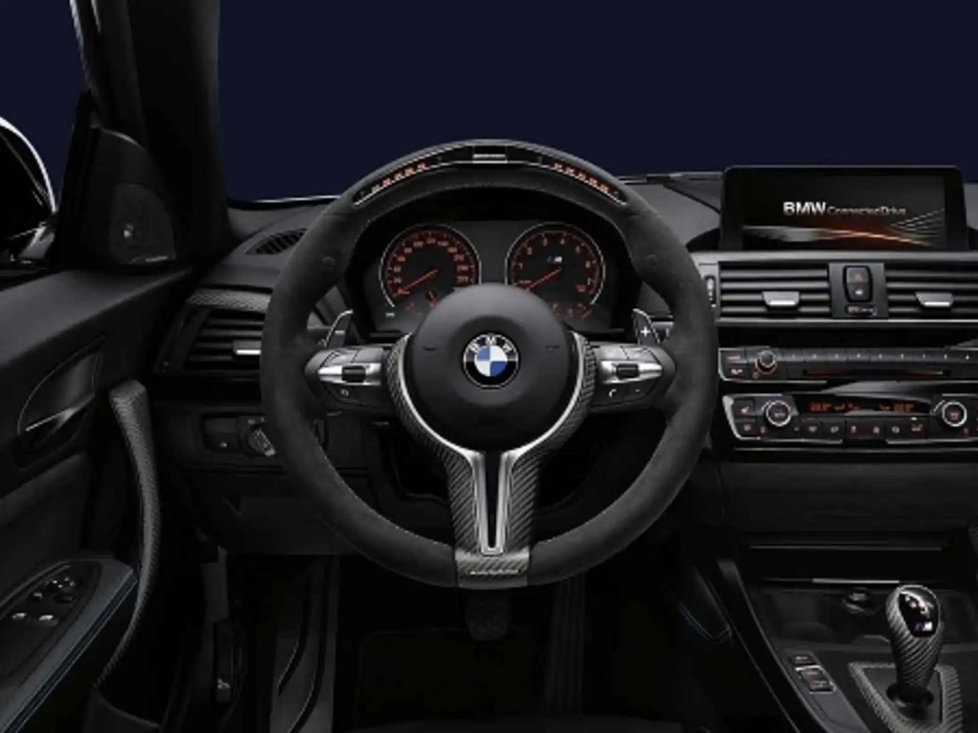 BMW M Performance Lenkrad Alcantara mit Carbonblende und Racedisplay M2 F87
