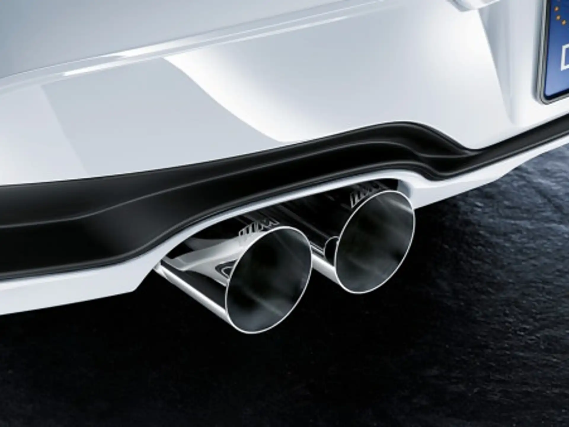 BMW M Performance Endrohrblende Chrom 1er F20 F21