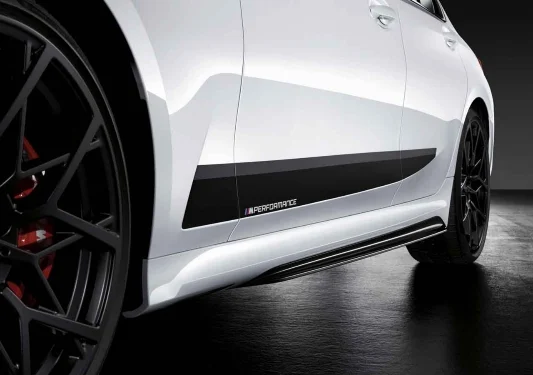 BMW M Performance Seitenfolierung frozen black 3er G20 G21