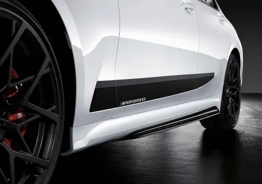 BMW M Performance Seitenfolierung frozen black 3er G20 G21
