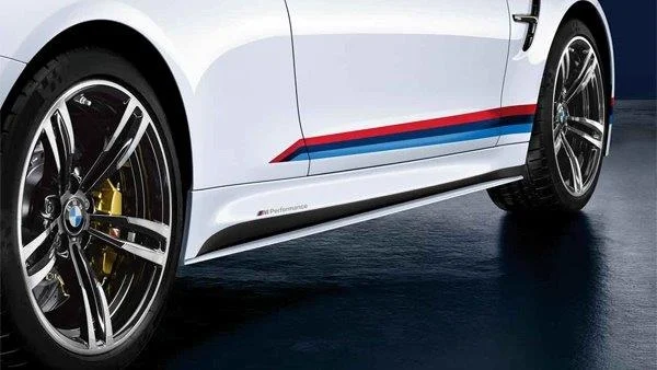 M Performance Seitenschwellerfolierung frozen black M4 F82 F83