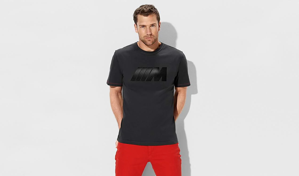 M Herren T-Shirt mit Carbon schwarz-2