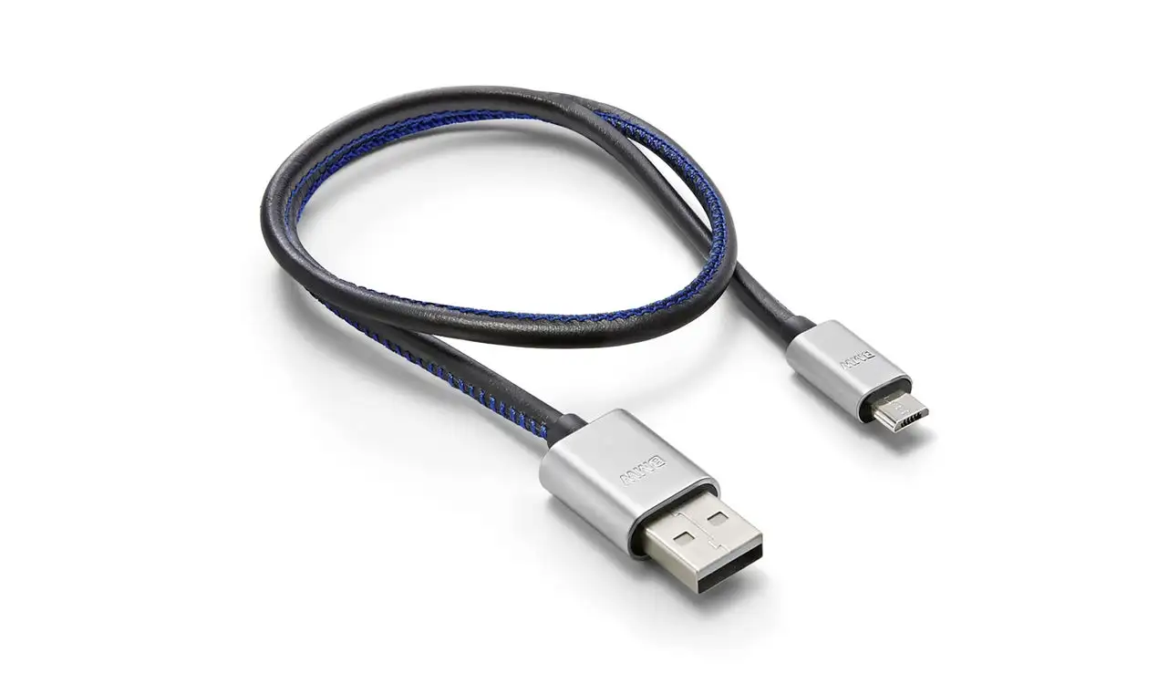BMW Motorrad Adapterkabel für Micro-USB schwarz / blau - alle Mod