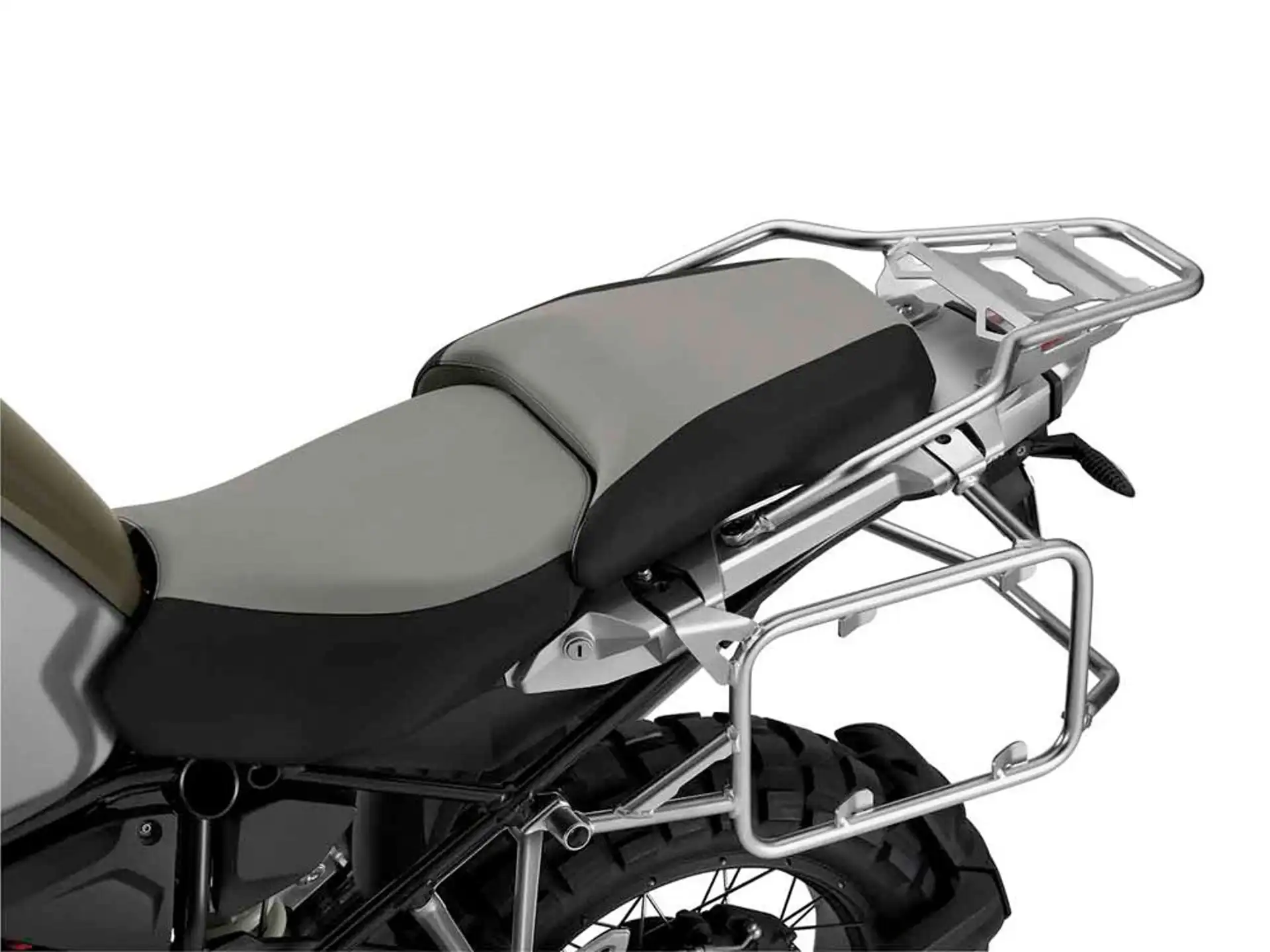 BMW Motorrad Fahrersitz olivgrau / schwarz