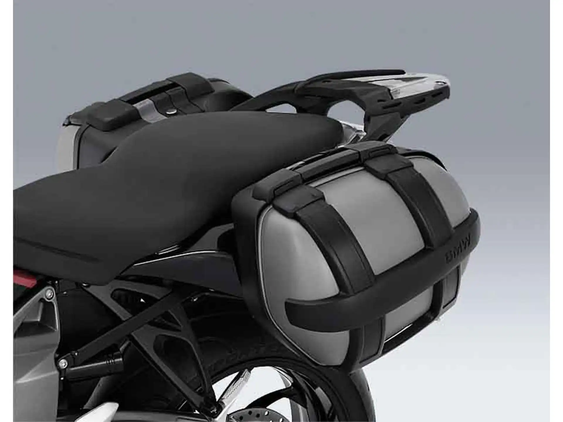BMW Motorrad Sportkoffer links grau