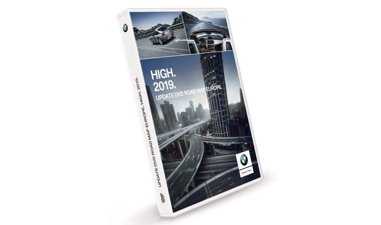 BMW Navi Update High 2019 DVD Road Map Europe