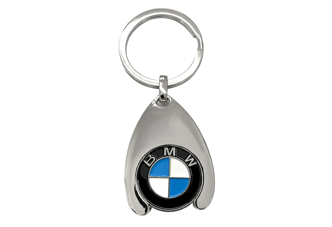BMW Schlüsselanhänger mit Einkaufschip