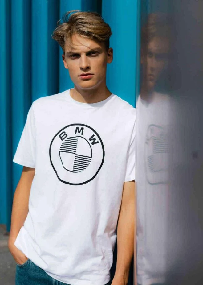 BMW T-Shirt Logo schwarz Herren