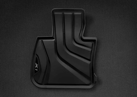 BMW X1 (F48), BMW Fussmatten Allwetter Basis Schwarz vorn (2365853)