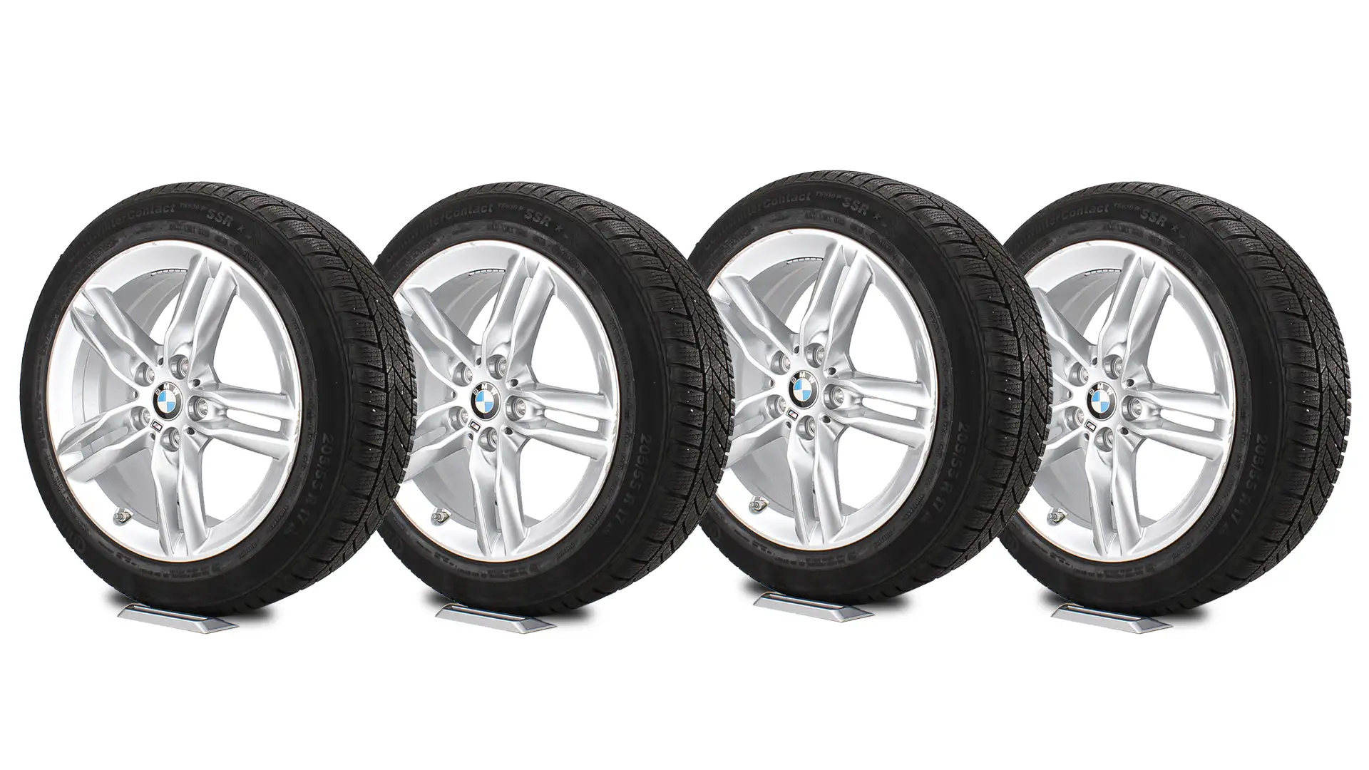 BMW Winterkompletträder 2er F45 F46 17 Zoll Styling 483 M Doppels