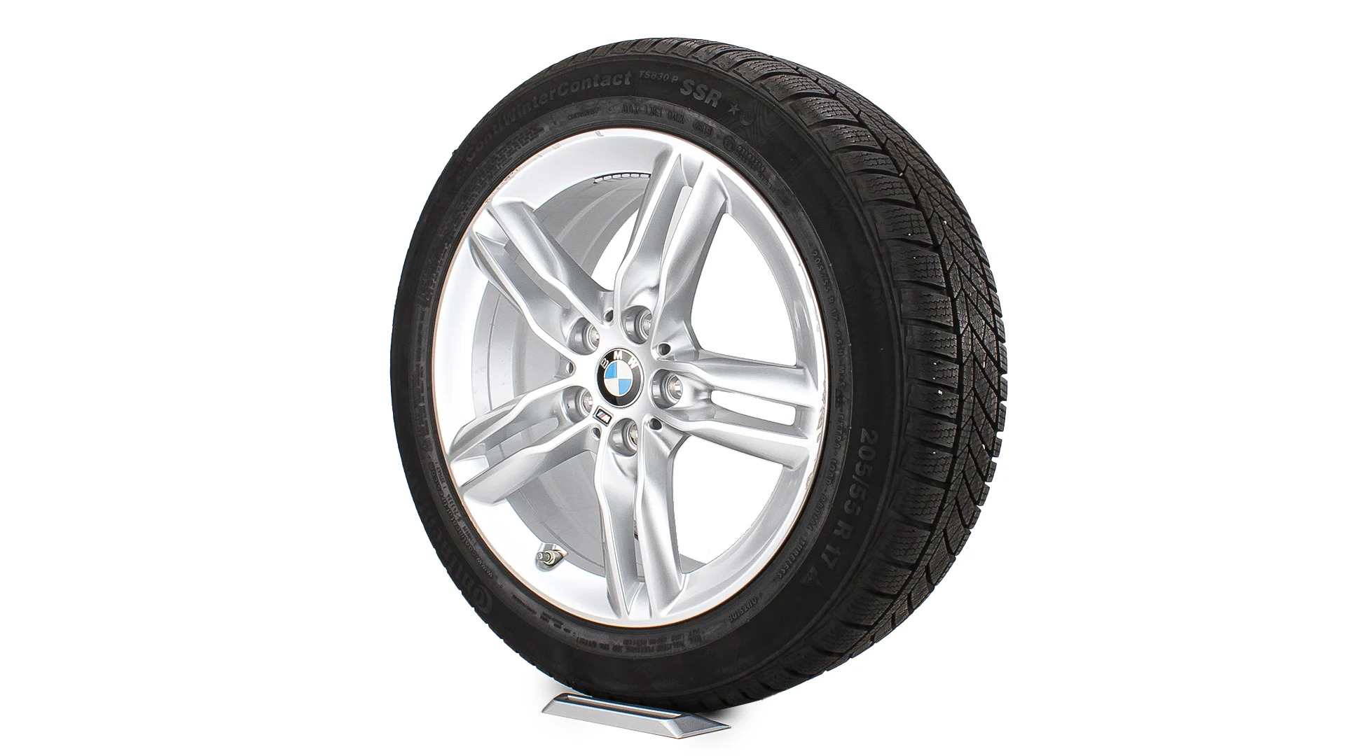BMW Winterkompletträder 2er F45 F46 17 Zoll Styling 483 M Doppelspeiche silber