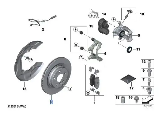 BMW Bremsscheibe 34206891086