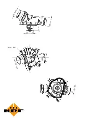 NRF Thermostat, Kühlmittel INRF725041