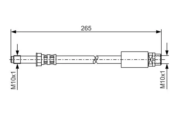 BOSCH Bremsschlauch IBOH1987476359