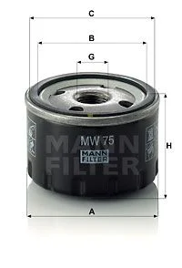 MANN-FILTER Ölfilter IMARMW75