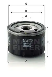 MANN-FILTER Ölfilter IMARMW75