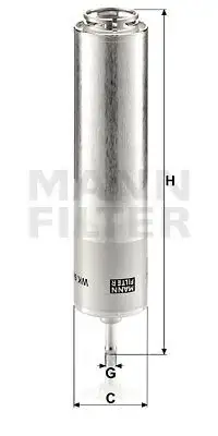 MANN-FILTER Kraftstofffilter IMARWK5001