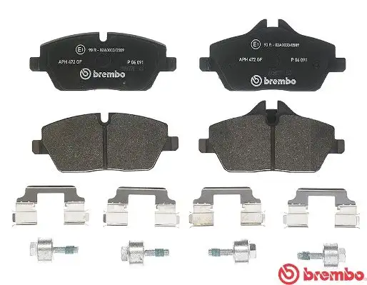 BREMBO Bremsbelagsatz, Scheibenbremse IBROP06091