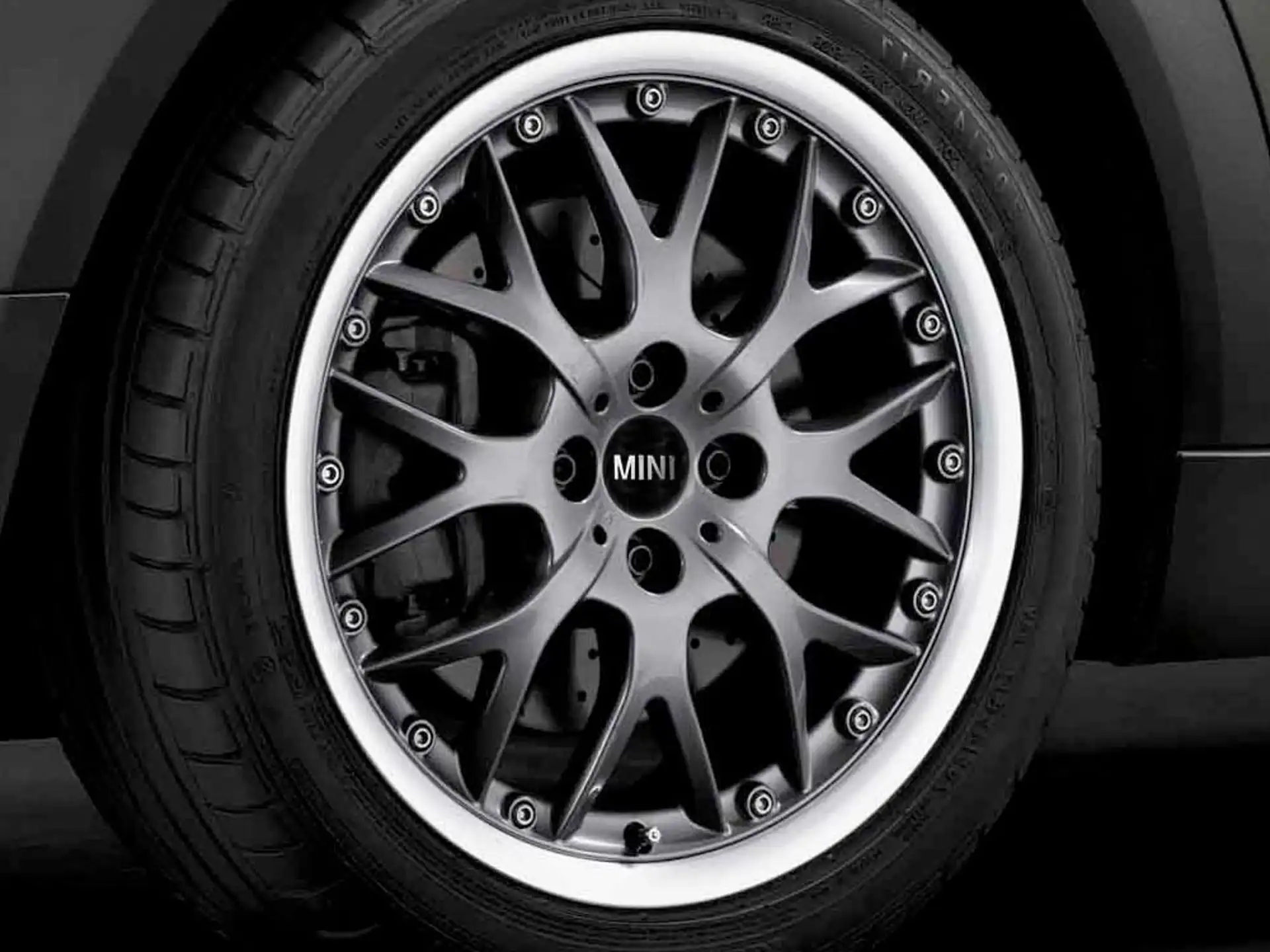 MINI Alufelge Cross Spoke Composite 90 7J x 17 ET 48 Anthrazit Vorderachse / Hinterachse