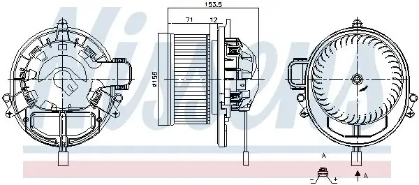 NISSENS Innenraumgebläse INIS87431